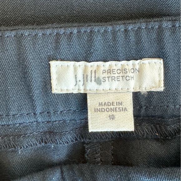 J. Jill Precision Stretch Pants in Navy - Size 10 - Picture 2 of 8